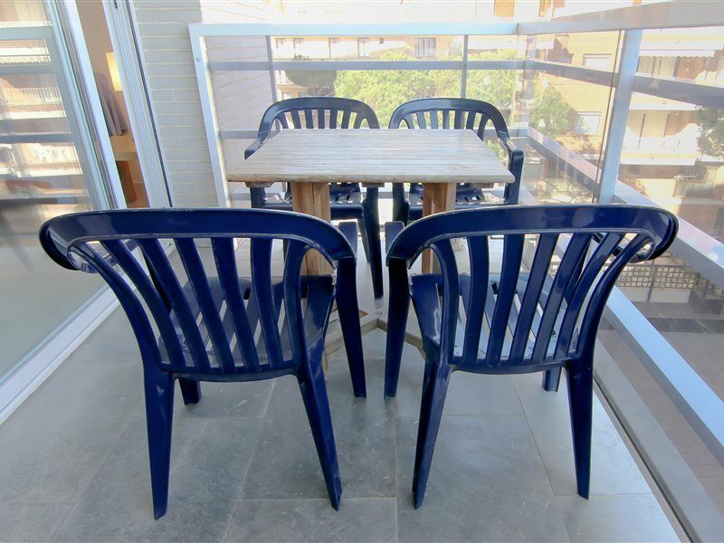 Beachfront Apartment With Pool And Garden S Abanell Blanes Buitenkant foto
